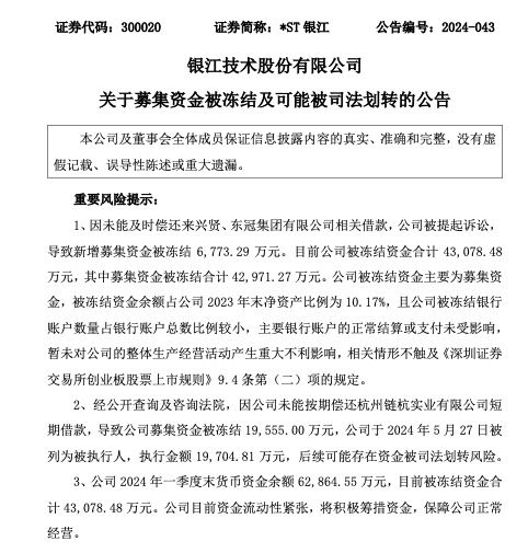 银江股份最新公告深度解析